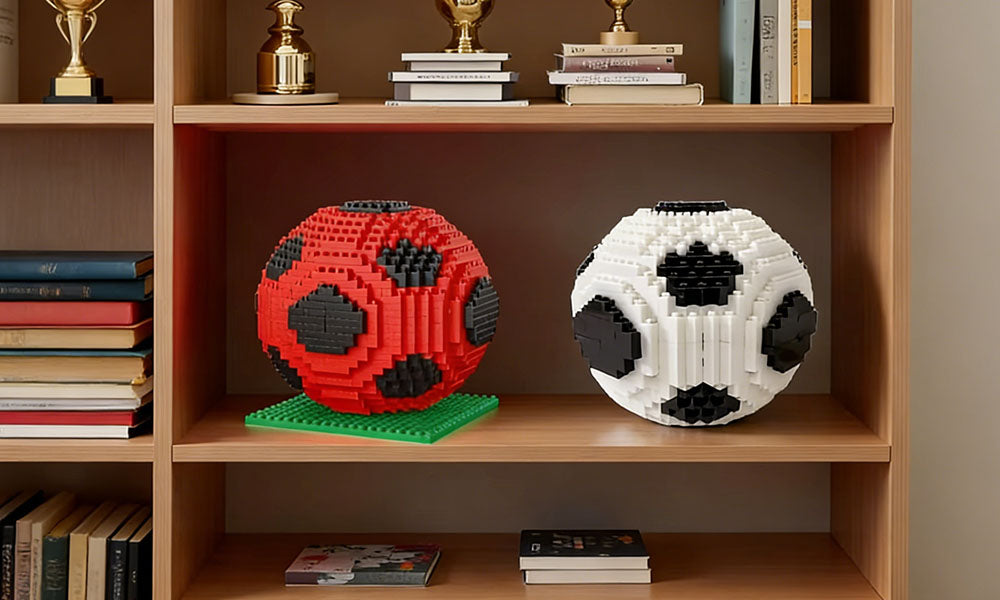 Soccer Building Blocks Puzzle Toy for Kids Boys and Girls Educational STEM Set