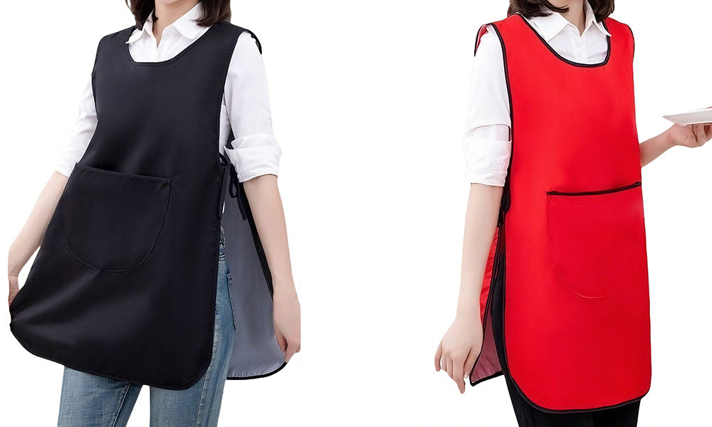 Ladies Breathable Tabard Apron for Kitchen and Catering