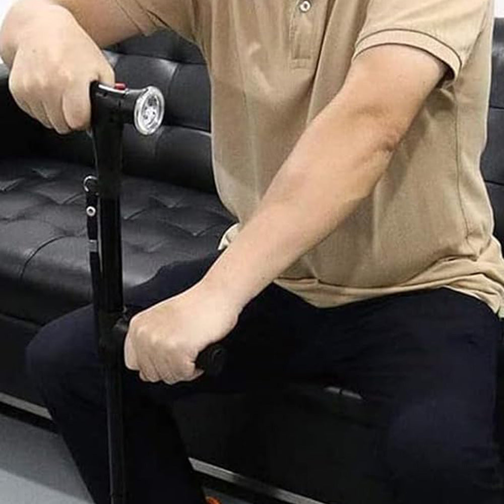 Adjustable Walking Cane with LED Light Alarm for Seniors/Adults