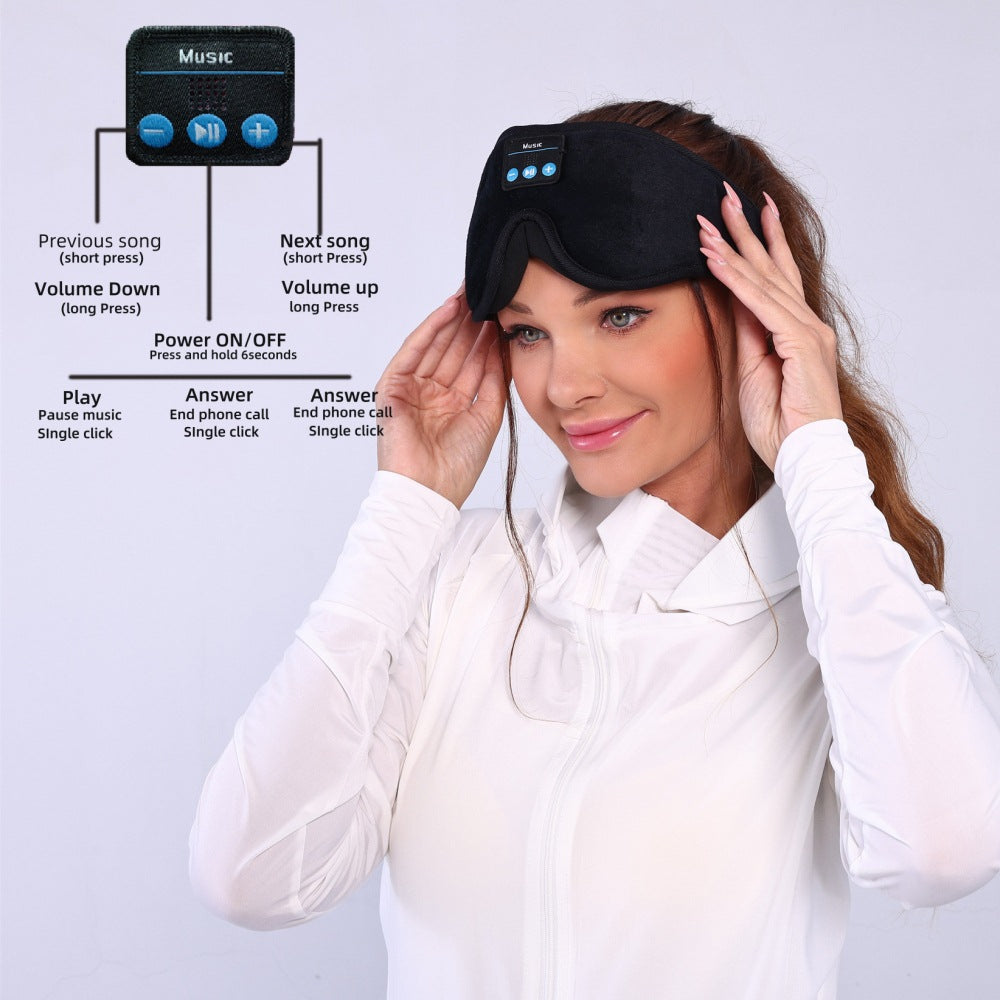 Bluetooth Sleep Mask Wireless Headphone Blackout Music Eye Mask