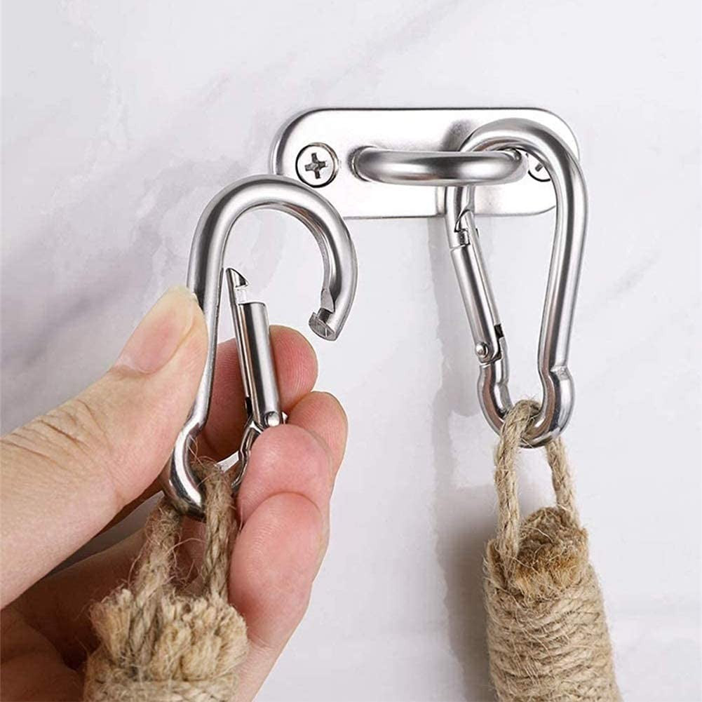 Bathroom Jute Rope Toilet Paper Holder Wall Mounted Curtain Strap - Brown