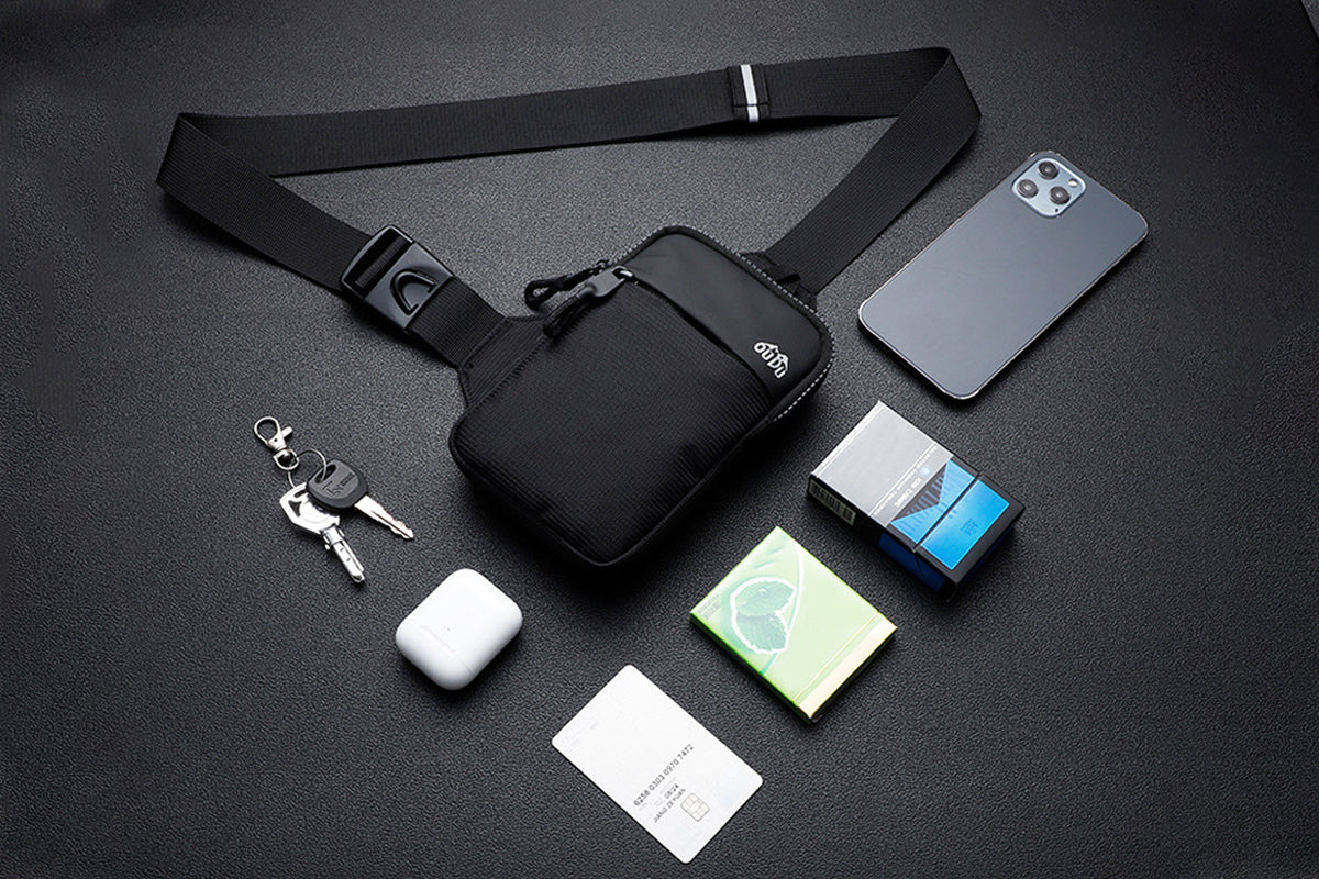 Water-Resistant Sling Bag Small Crossbody Chest Bag for Men Women
