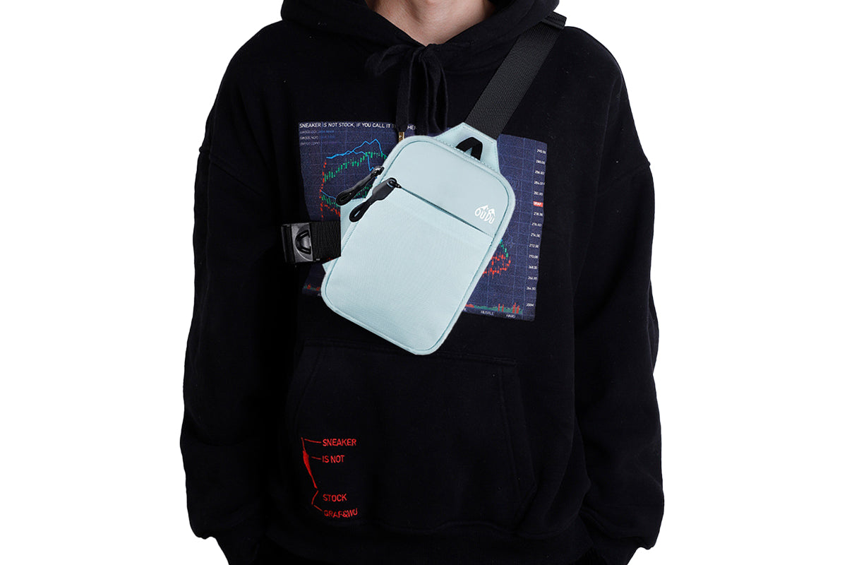Water-Resistant Sling Bag Small Crossbody Chest Bag for Men Women