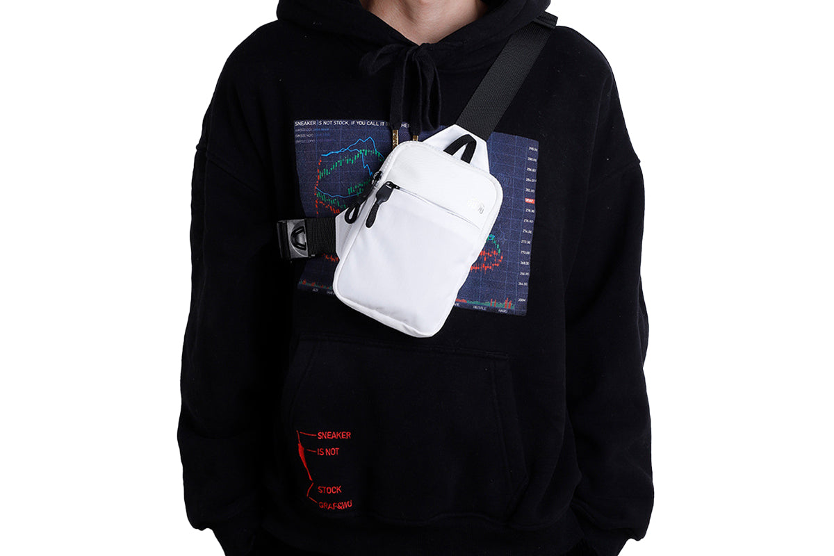 Water-Resistant Sling Bag Small Crossbody Chest Bag for Men Women