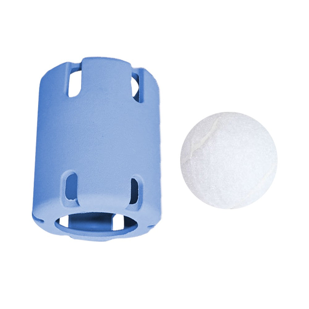 Pet Chew Toy Tennis Tumble Puzzle Toy Pet Interactive Training Toy - Light Blue