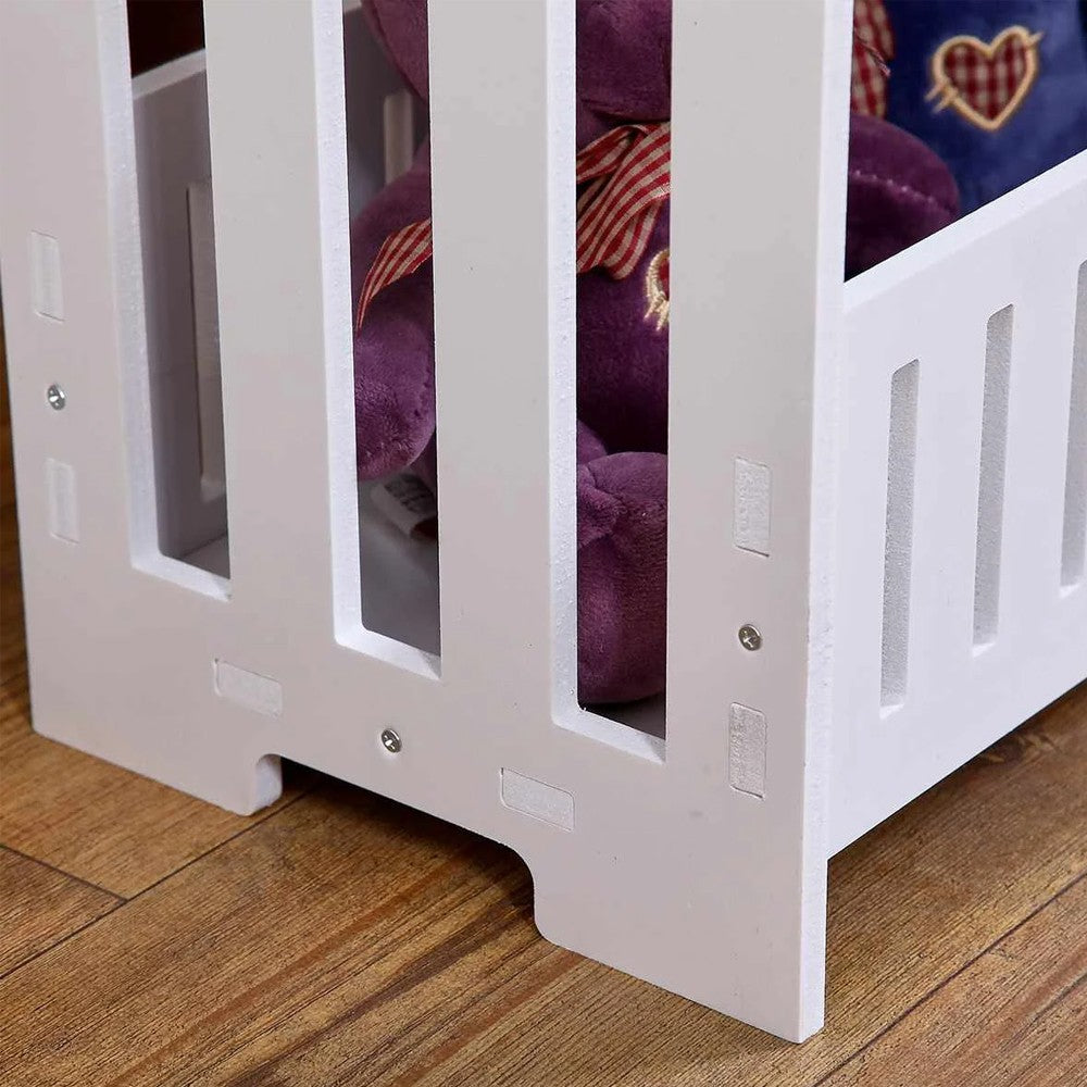 Small Bedside Table Living Room Bedroom Storage Shelf Organizer