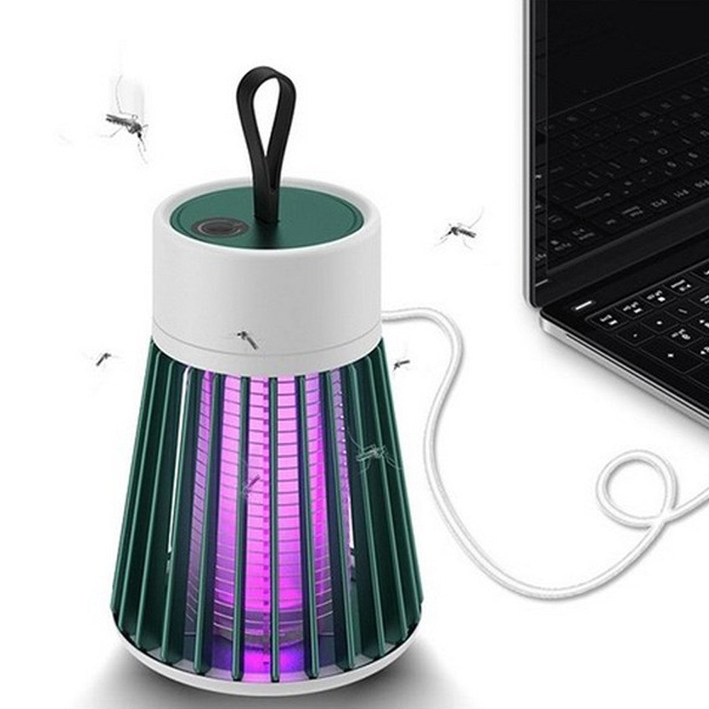2 X Mosquito Lamp USB Portable Mosquito Zapper Green