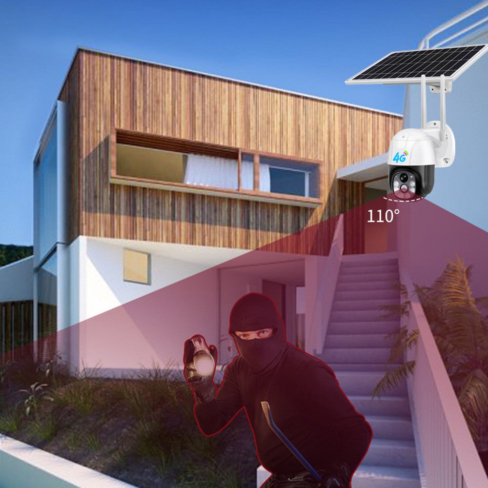 Solar Wireless Security Camera 2.4G Wi-Fi Outdoor Home Security Camera