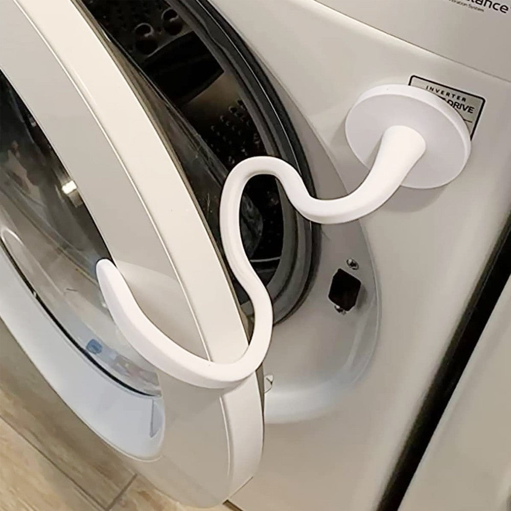Magnetic Front Load Washer Door Prop Washing Machine Door Holder Tool - White