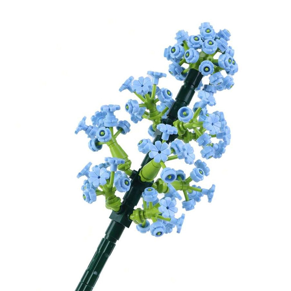 2 Sets of Flower Building Blocks Kit Home Decoration - Gypsophila Style