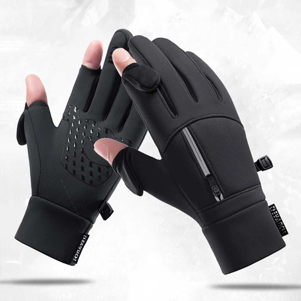 Winter Thermal Gloves Touch Screen Water-resistant Warm Cycling Gloves - ST1-M