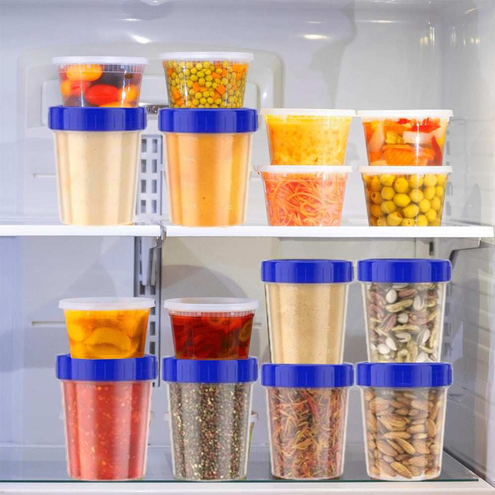 10Pcs Transparent Measuring Cup 120ml Small Containers with Lids Packaging Cup