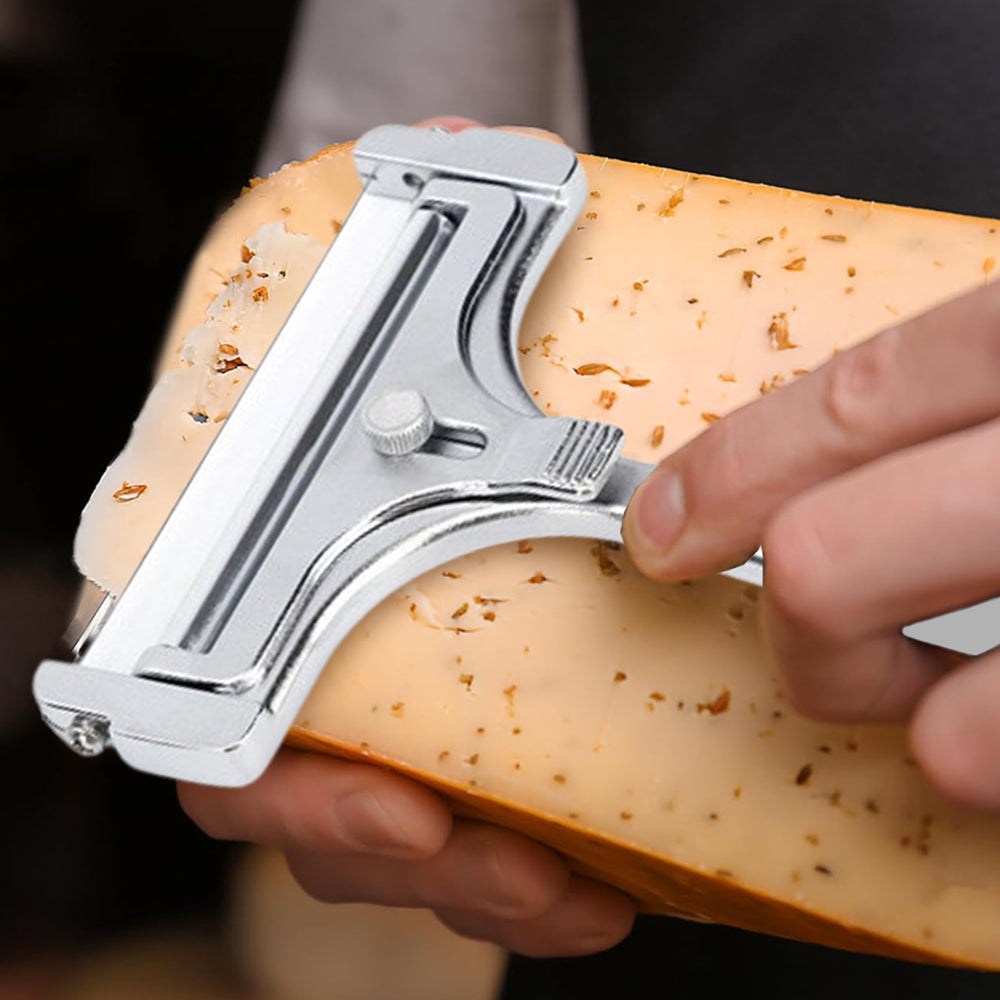 Adjustable Cheese Slicer Stainless Steel Wire Cheese Cutter for Kitchen Cooking