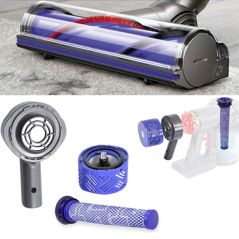 Motor Rear Cover Pre and Post Filter Kit for Dyson V6 DC Series Vacuum Cleaner