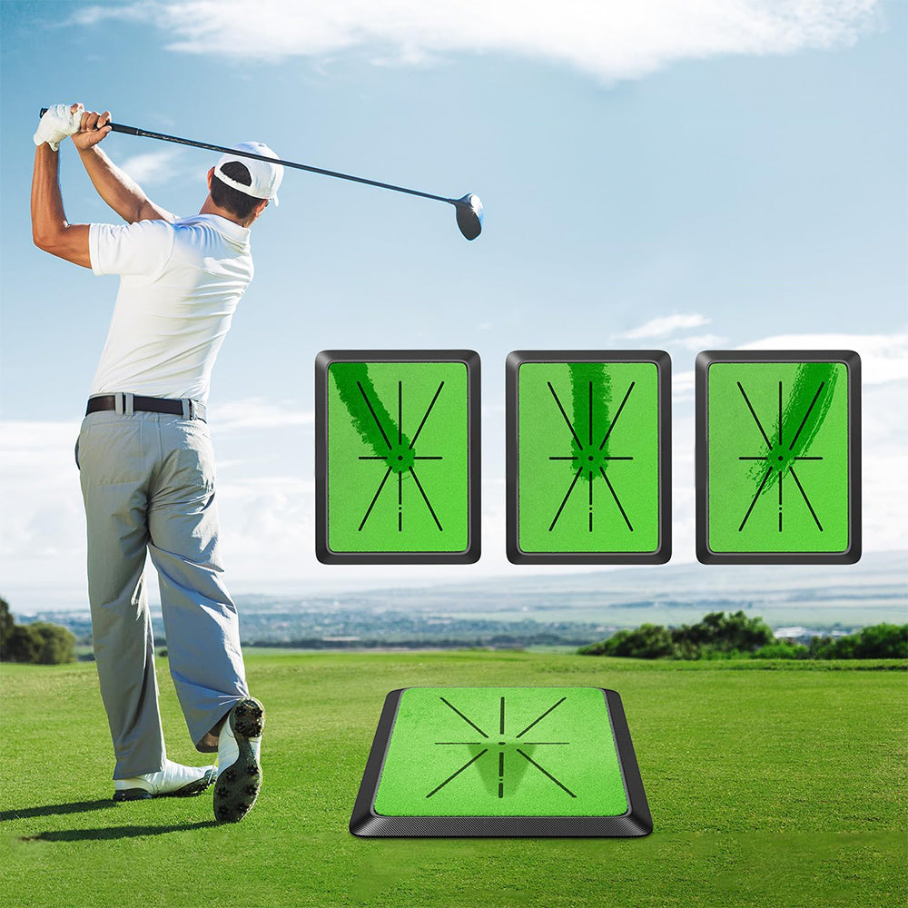 Golf Mat Artificial Turf Golf Aid Swing Detection Hitting Practice Training Mat