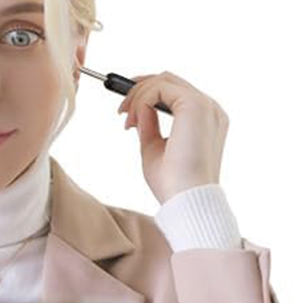 Visual Ear Wax Removal Kit Wireless Ear Camera Otoscope Tool with Lights Black