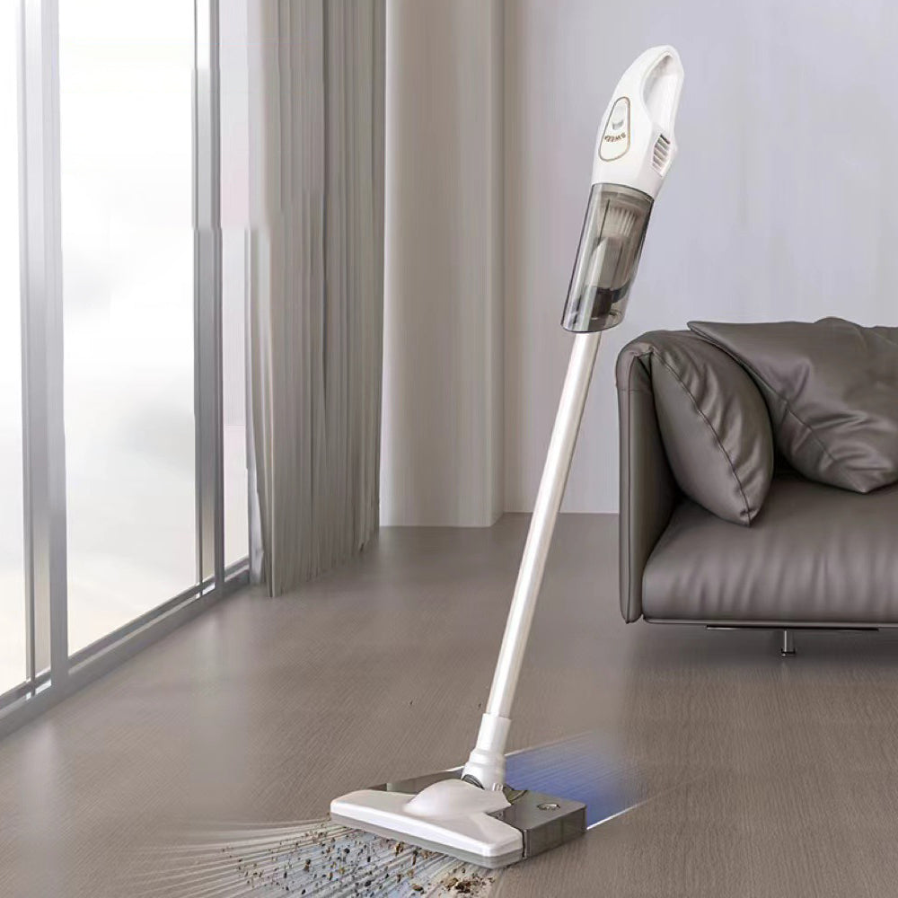3in1 Cordless Vacuum Cleaner Floor Cleaning Mop with Mite Removal Function White