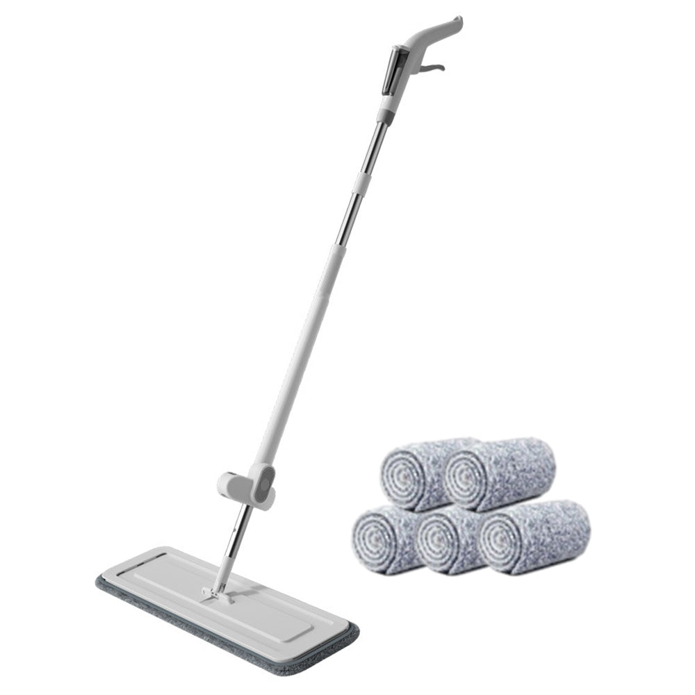 Spray Mop Self Wringing Flat Mop Hands-Free Floor Mop with Mite Removal Function