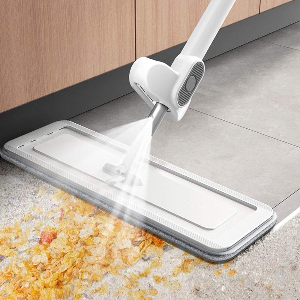Spray Mop Self Wringing Flat Mop Hands-Free Floor Mop with Mite Removal Function