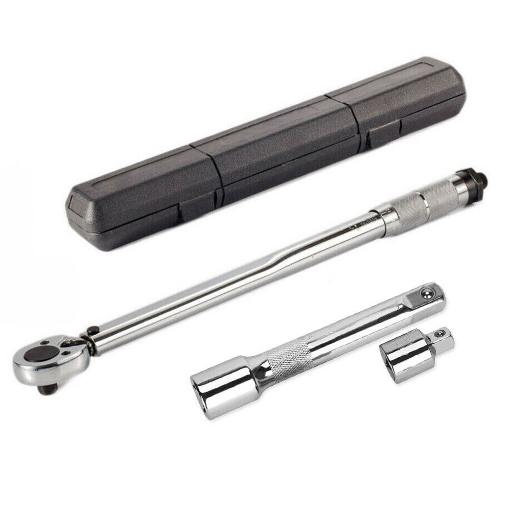 3Pcs Adjustable Torque Wrench Kit Ratchet Socket Torque Wrench