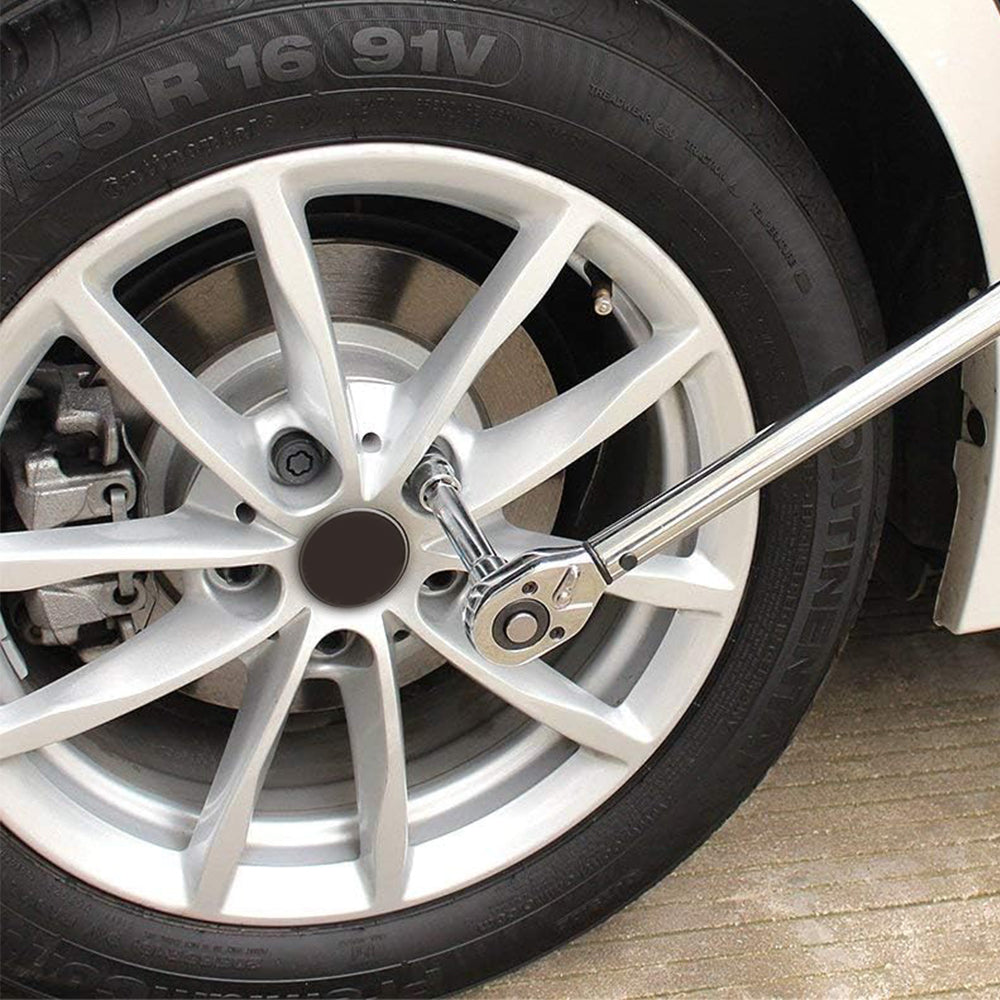 3Pcs Adjustable Torque Wrench Kit Ratchet Socket Torque Wrench