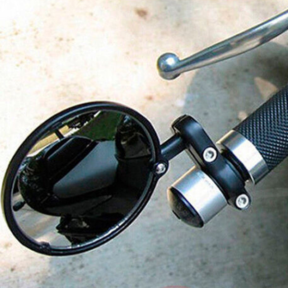 2Pcs Universal Motorcycle Handle Bar End Mirrors Motorcycle Rearview Mirrors