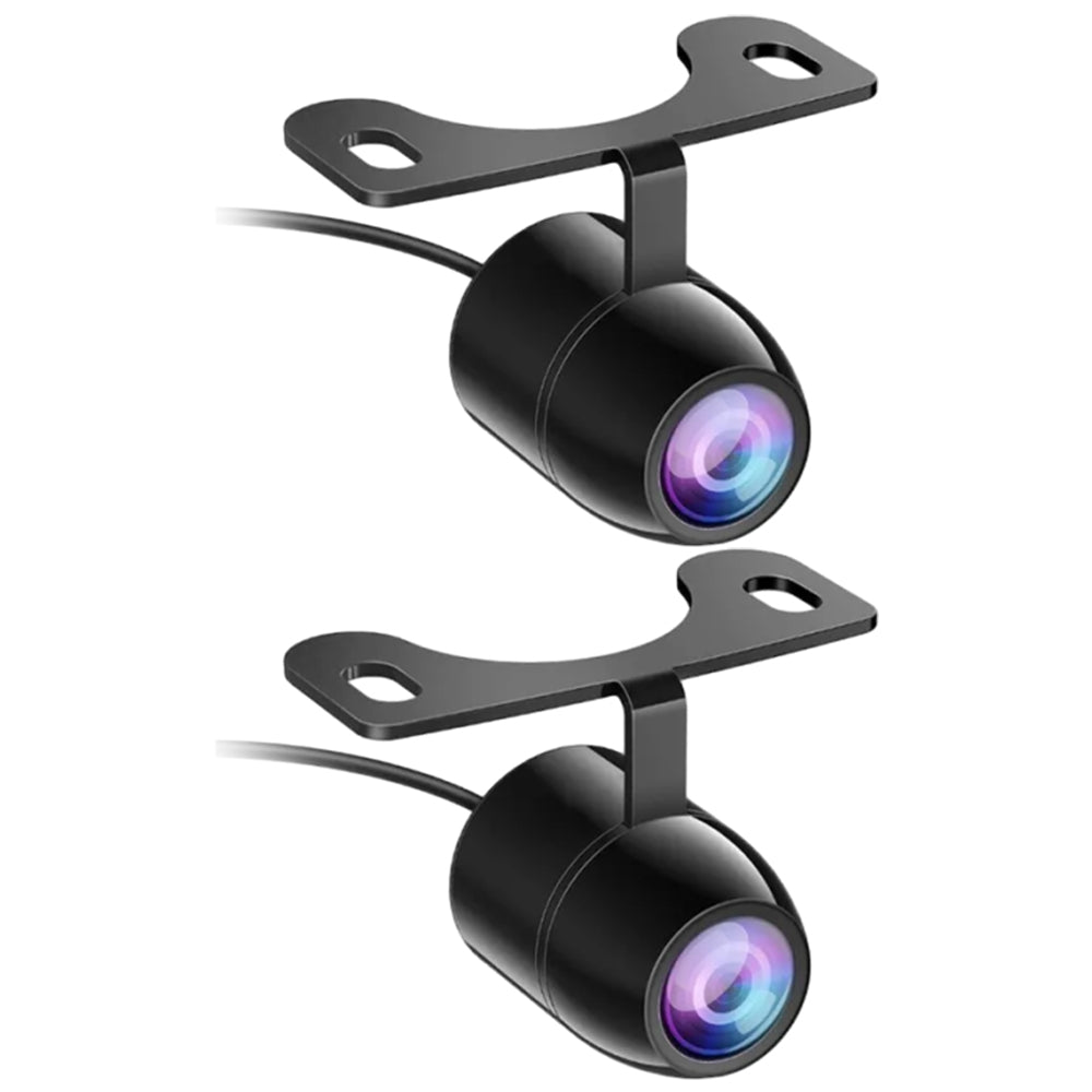 2Pcs 170 Degree Reverse Rear View Camera Night Vision Water-Resistant Backup Cam
