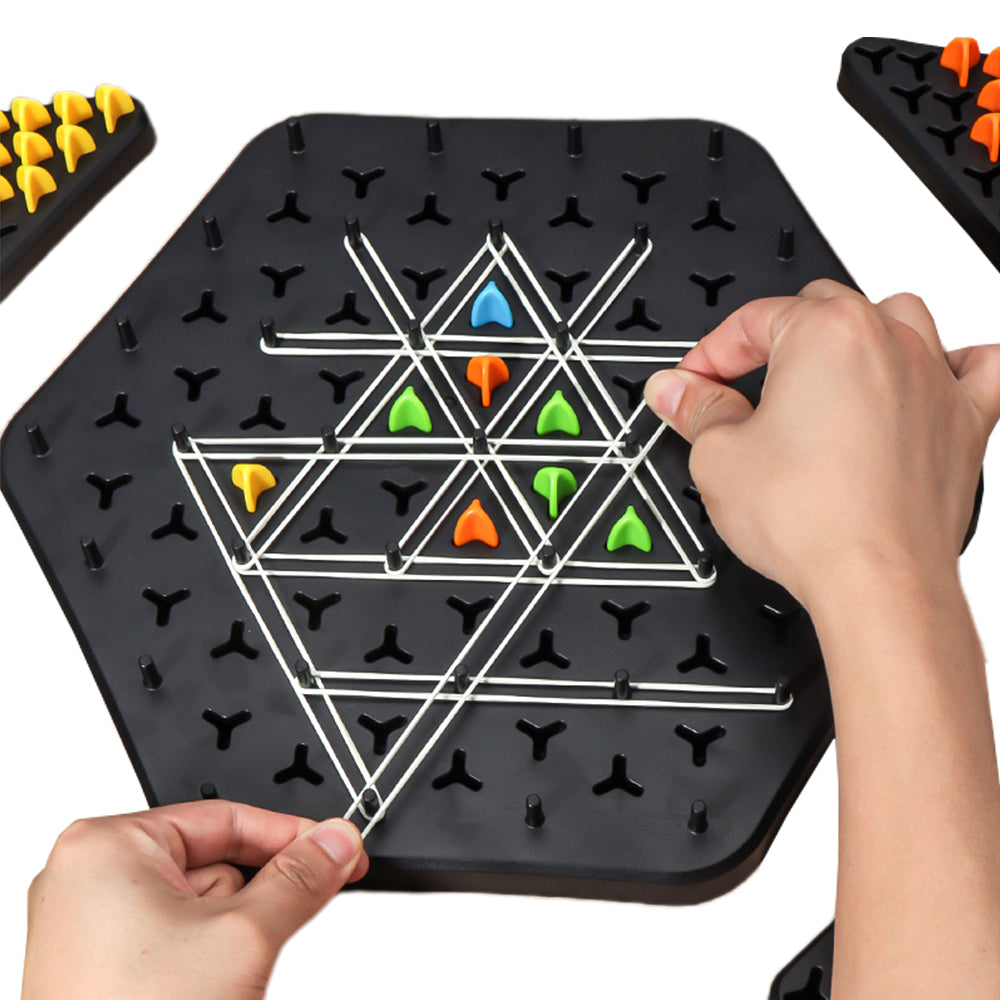 Funny Triggle Board Game Interactive Game Chain Triangle Chess Board Game