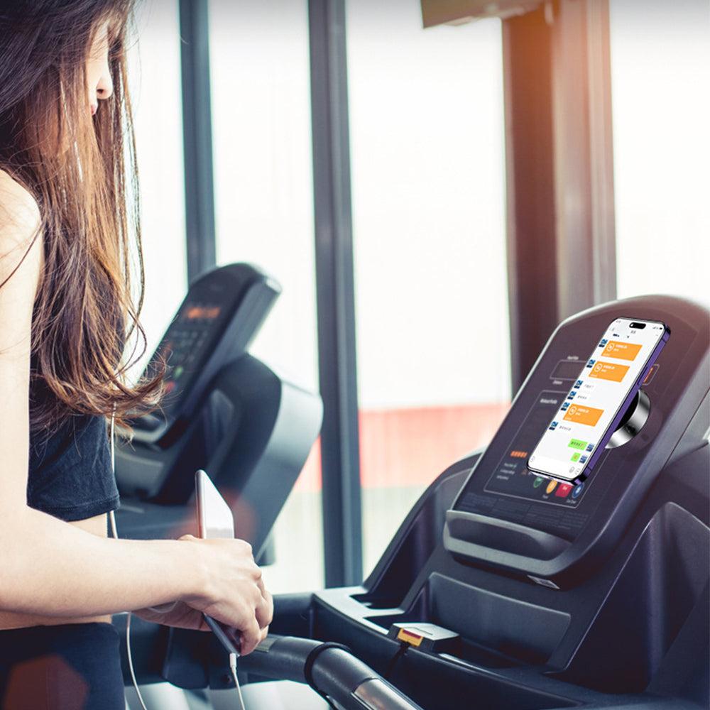 Magnetic Car Suction Cup Vacuum Adsorption Phone Holder Car Bracket Green