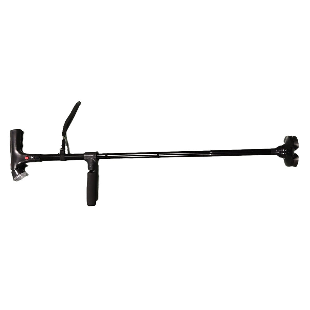 Adjustable Walking Cane with LED Light Alarm for Seniors/Adults