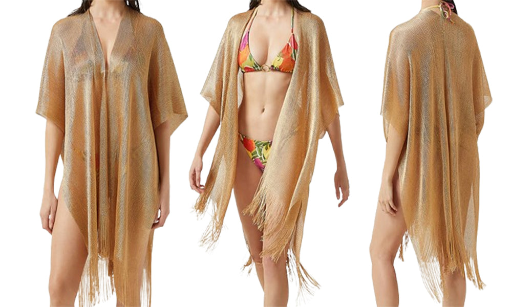 Kimono Open Front Beach Cover Up