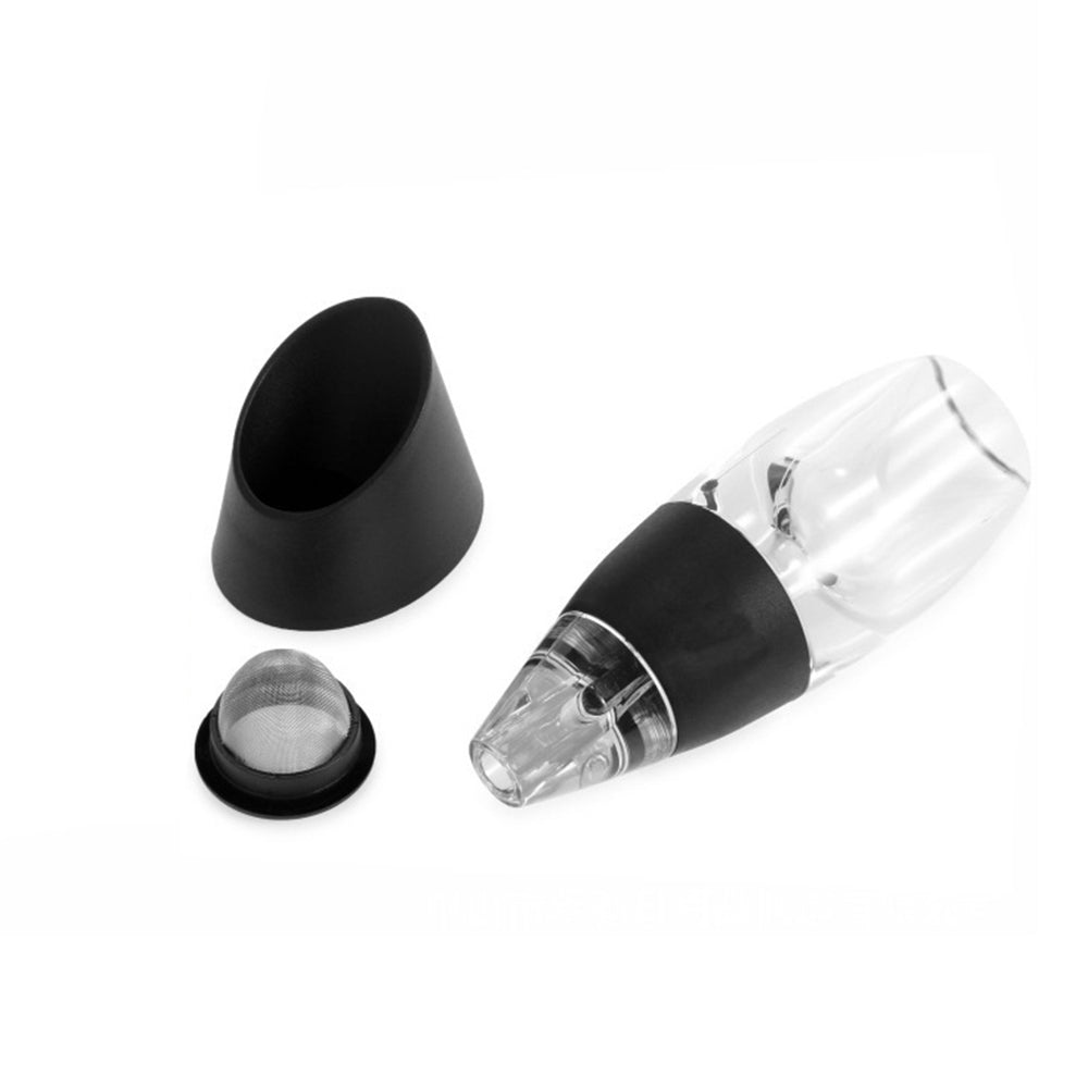 3X Wine Aerator Decanter Pourer Sediment Filter with Base