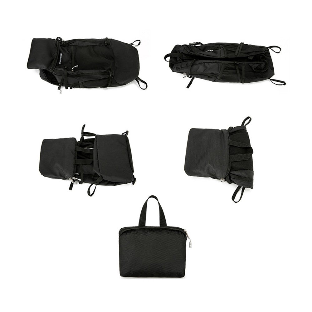Unisex Hiking Backpack Packable Travel Backpack Daypack for Women Men - Black