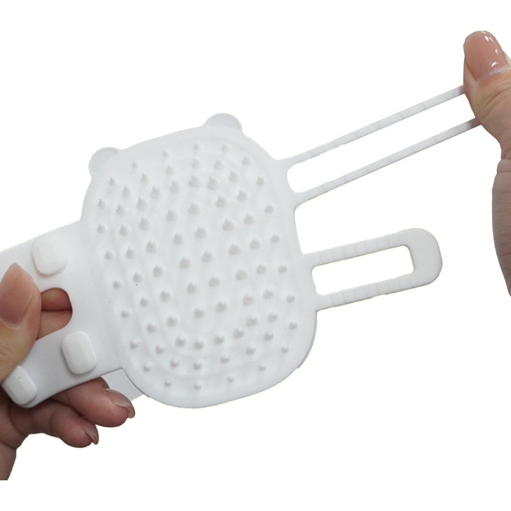 Pet Tickling Artifact Cats Tickling Comb Cat Corner Brush Pet Itch Tool - White