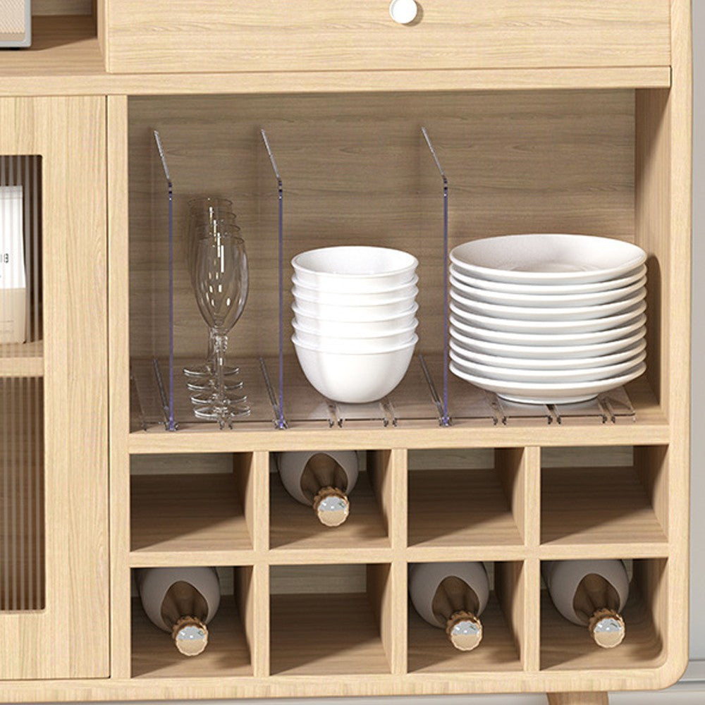 2 Compartment Adjustable Closet Shelf Dividers for Handbags Purse Clothes Books