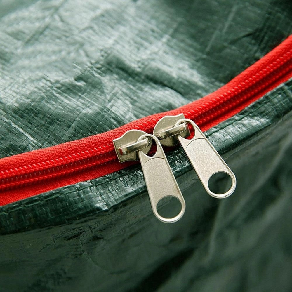 90x20cm Dust Proof Christmas Wreath Storage Bag Waterproof Xmas Wreath Garland Zipped Storage Bag Green