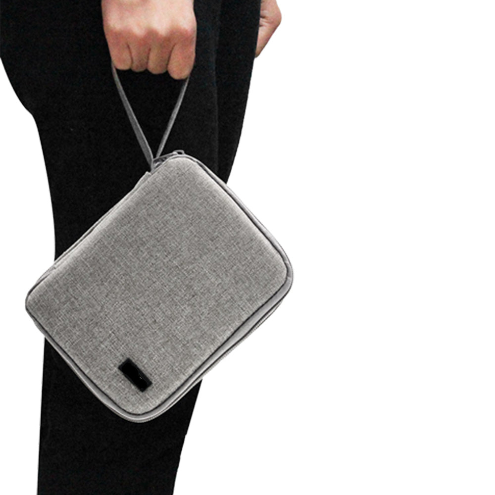 Cable Storage Bag Electronic Organizer Bag Grey