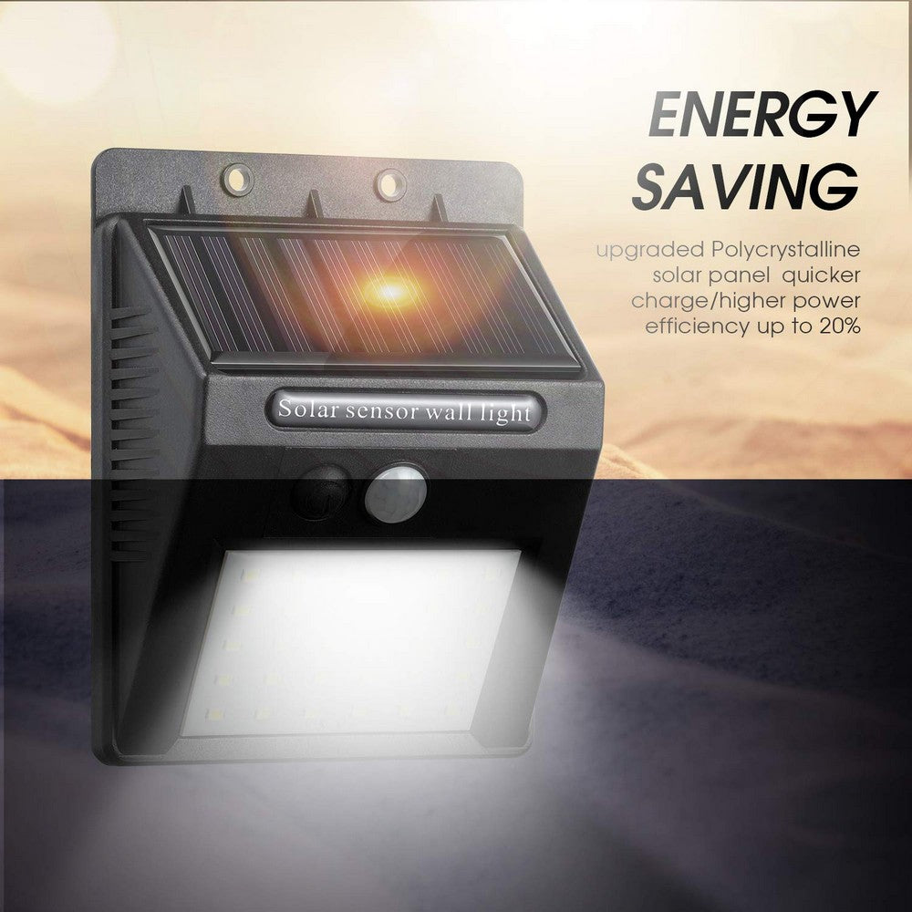 2 Pack 30 LEDS Motion Sensor Solar Lights