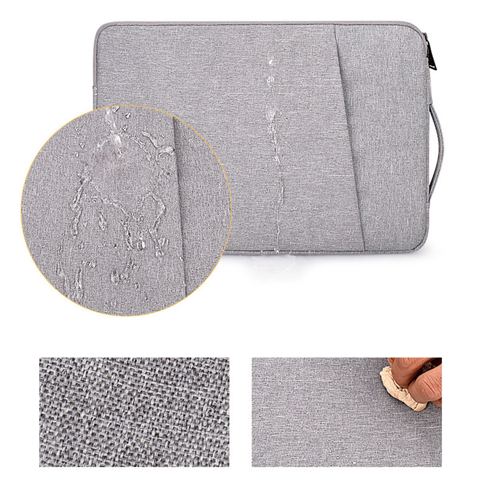 15.6 Inchs Accessories Laptop Case Bag-Light grey