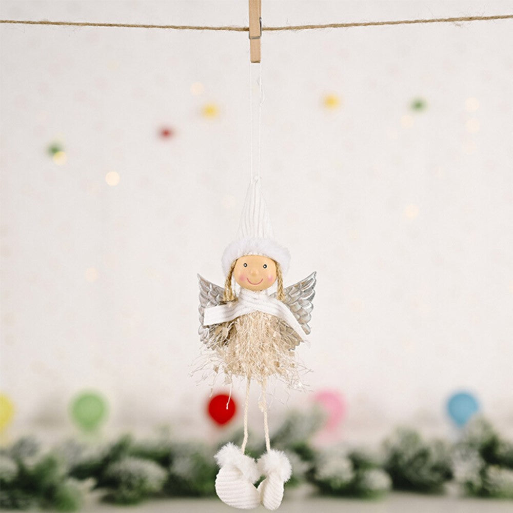 4Pcs Christmas Hanging Decoration Little Angel Pendants