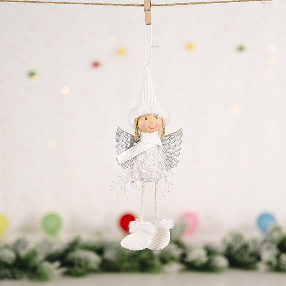 4Pcs Christmas Hanging Decoration Little Angel Pendants