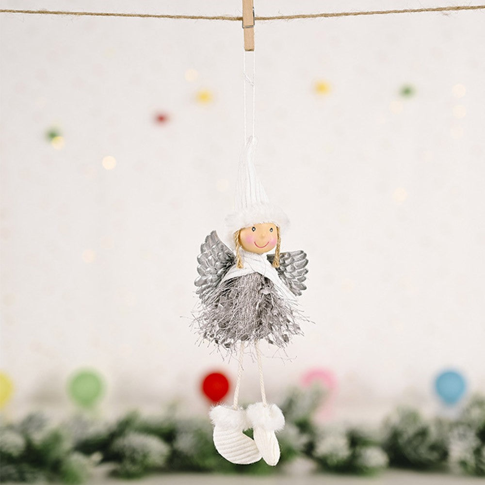 4Pcs Christmas Hanging Decoration Little Angel Pendants