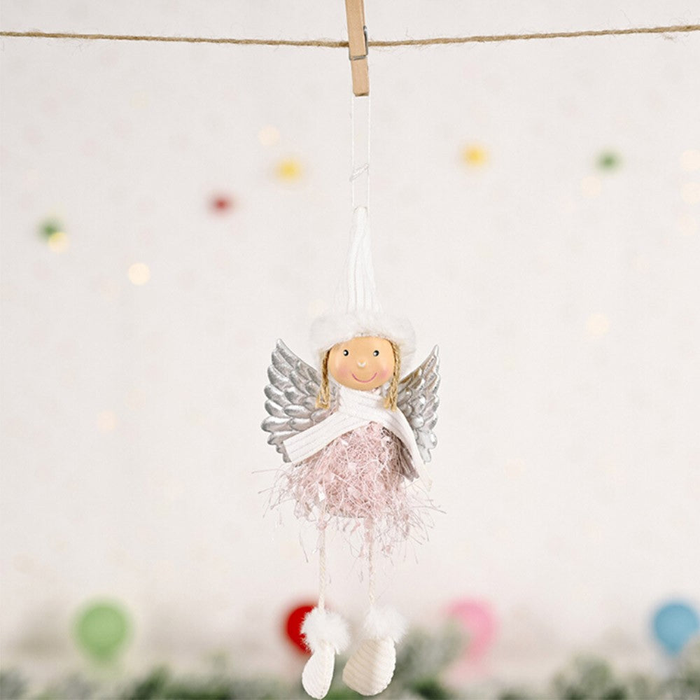 4Pcs Christmas Hanging Decoration Little Angel Pendants