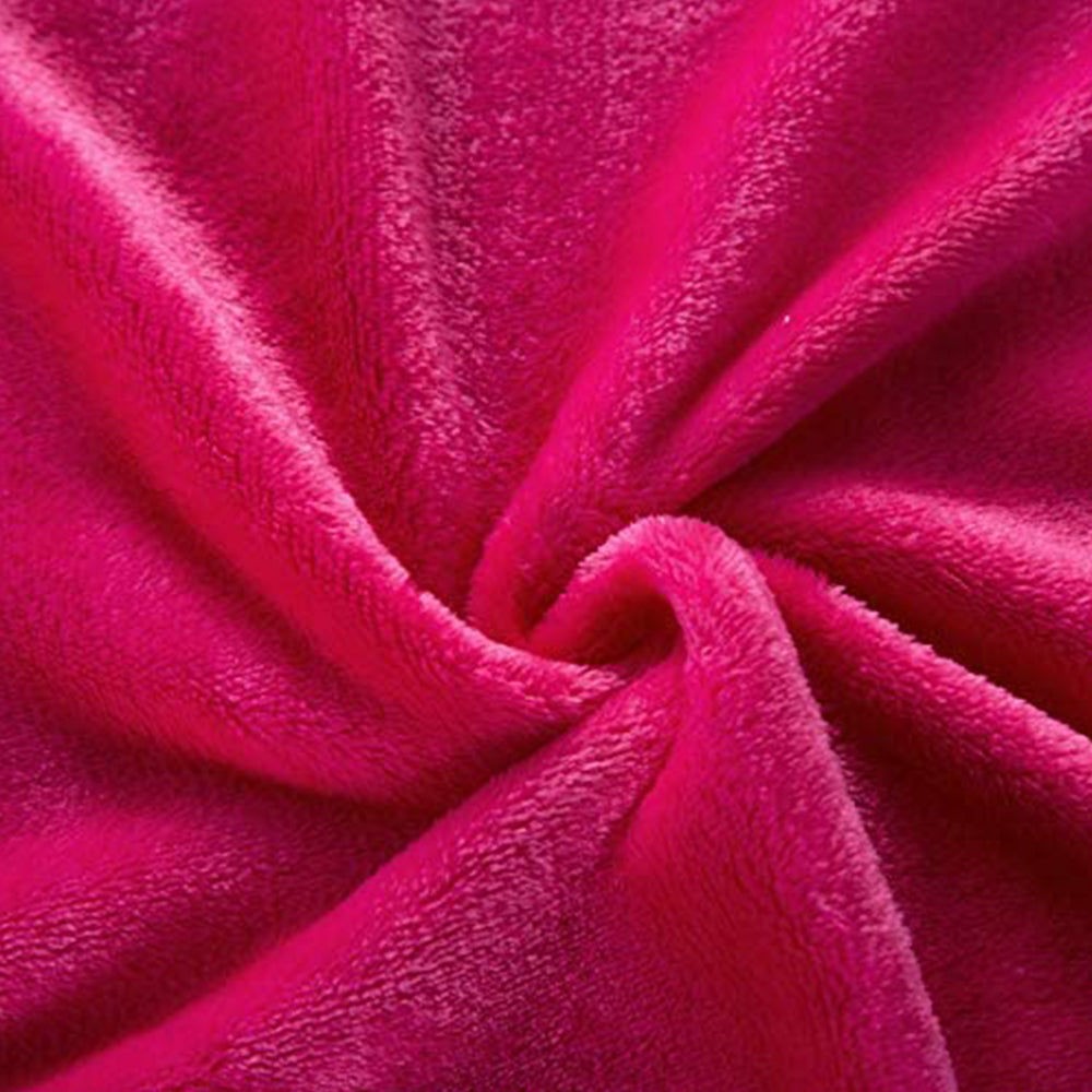 220x240cm Rose Red Blanket Plush Blanket Faux Fur Throws Blanket