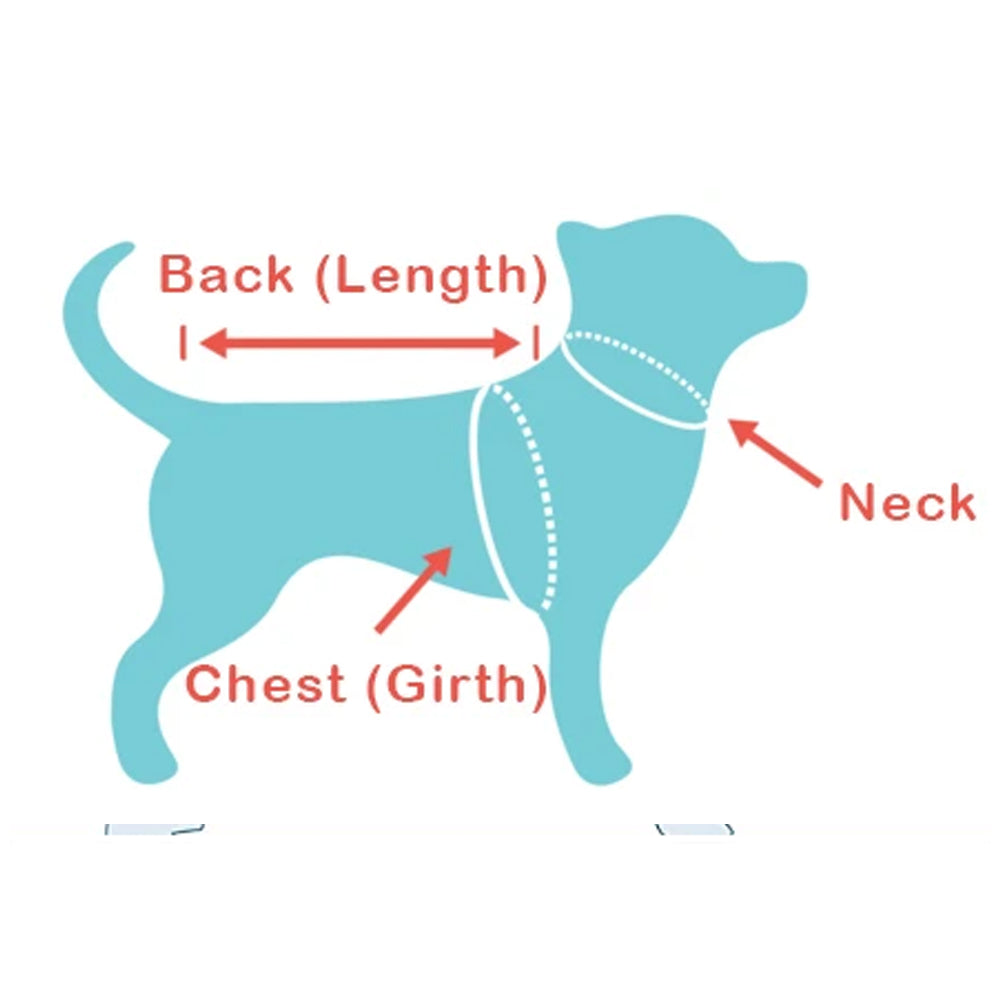 Reversible Dog Jacket Pet Winter Coat Pet Warm Vest Cyan M