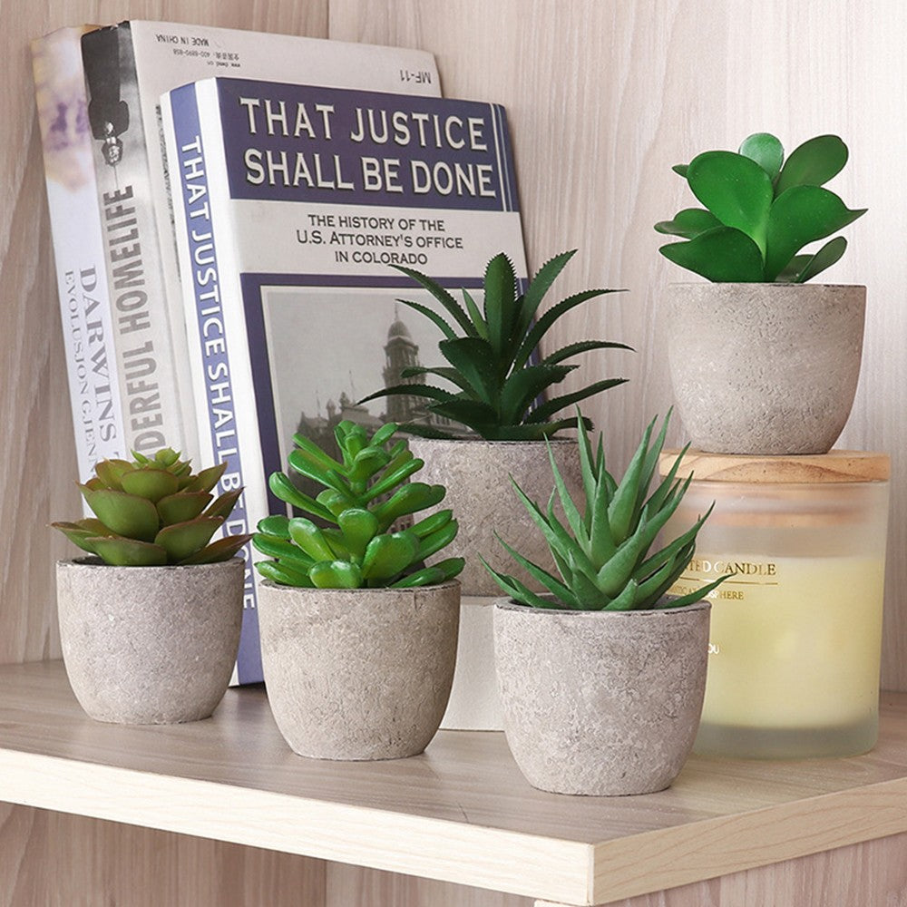 20Pcs Unpotted Artificial Succulents Plants DIY Floral Decor Style 2