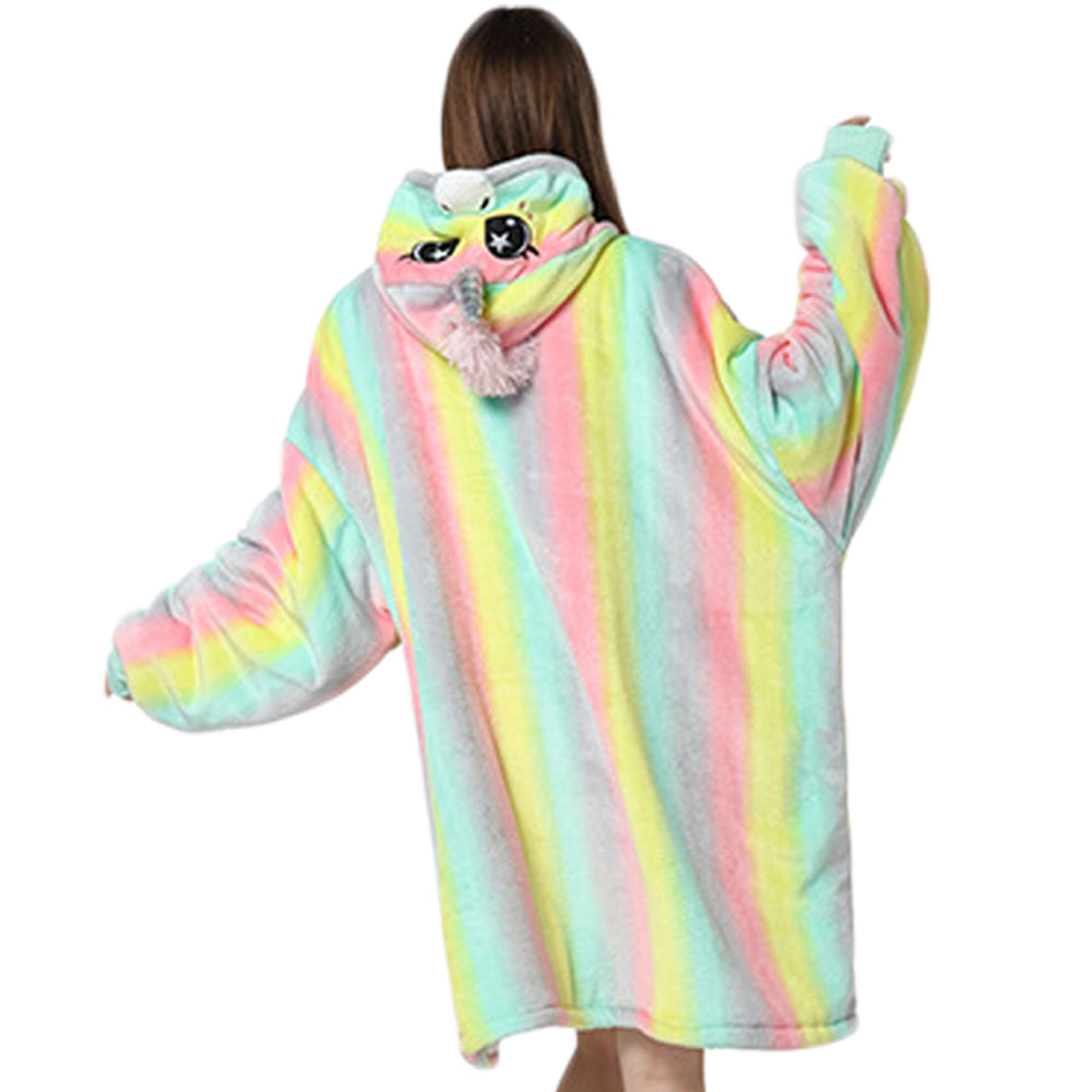 Sherpa Hoodie Blanket Hooded Oversized Blanket Style 2