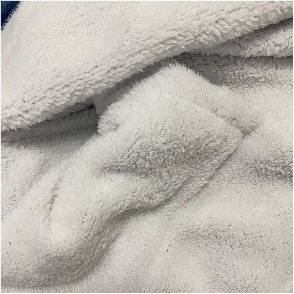 Blue Unisex Hoodie Blanket Hooded Oversized Wearable Throw Blanket Adult