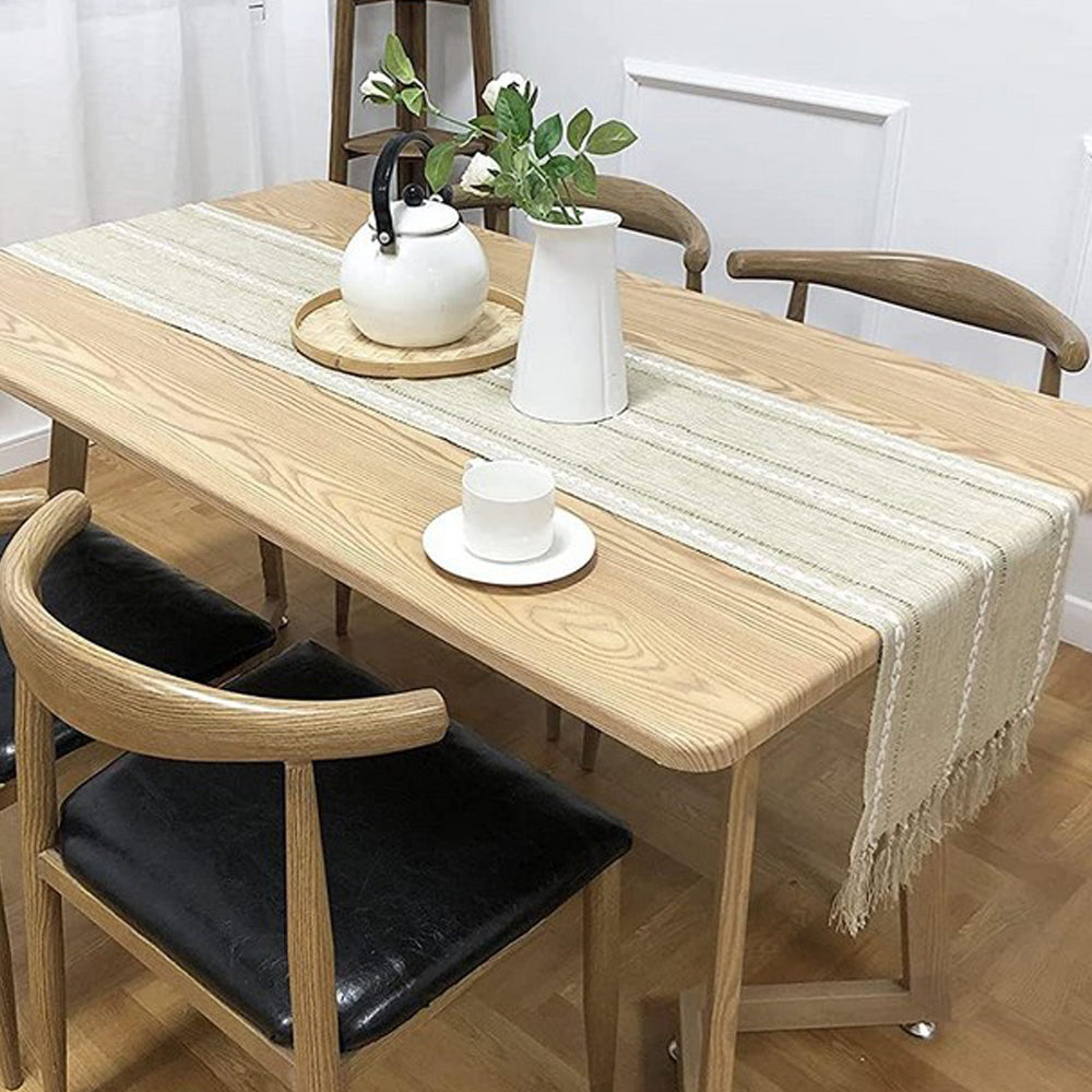 33x200cm Linen Table Runner Farmhouse Table Runner