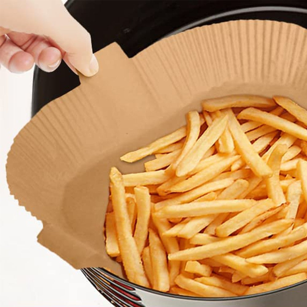 50Pcs 20x20cm Air Fryer Disposable Paper Liners Square Liners Baking Paper